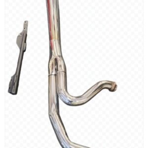 Harley 2006-Up Dyna Chrome Road Rage 2 into 1 Exhaust with 2.5" Competition Baffle